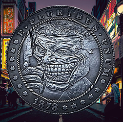 Сувенір монета долар СШАang 1878г "Джокер". Hobo Coin American Morgan