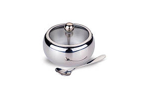 Цукорниця Maestro 460 мл з високоякісної нержавіючої сталі, ергономічний дизайн, екологічно чисті