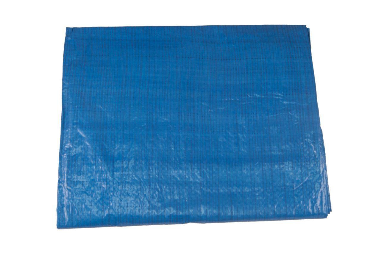 Тент Intertool 3x5 м армований поліпропілен, 65 г/м², синій, Китай (AB-0305)