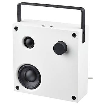 Bluetooth - колонка IKEA VAPPEBY 20x20 см Біла 805.173.77