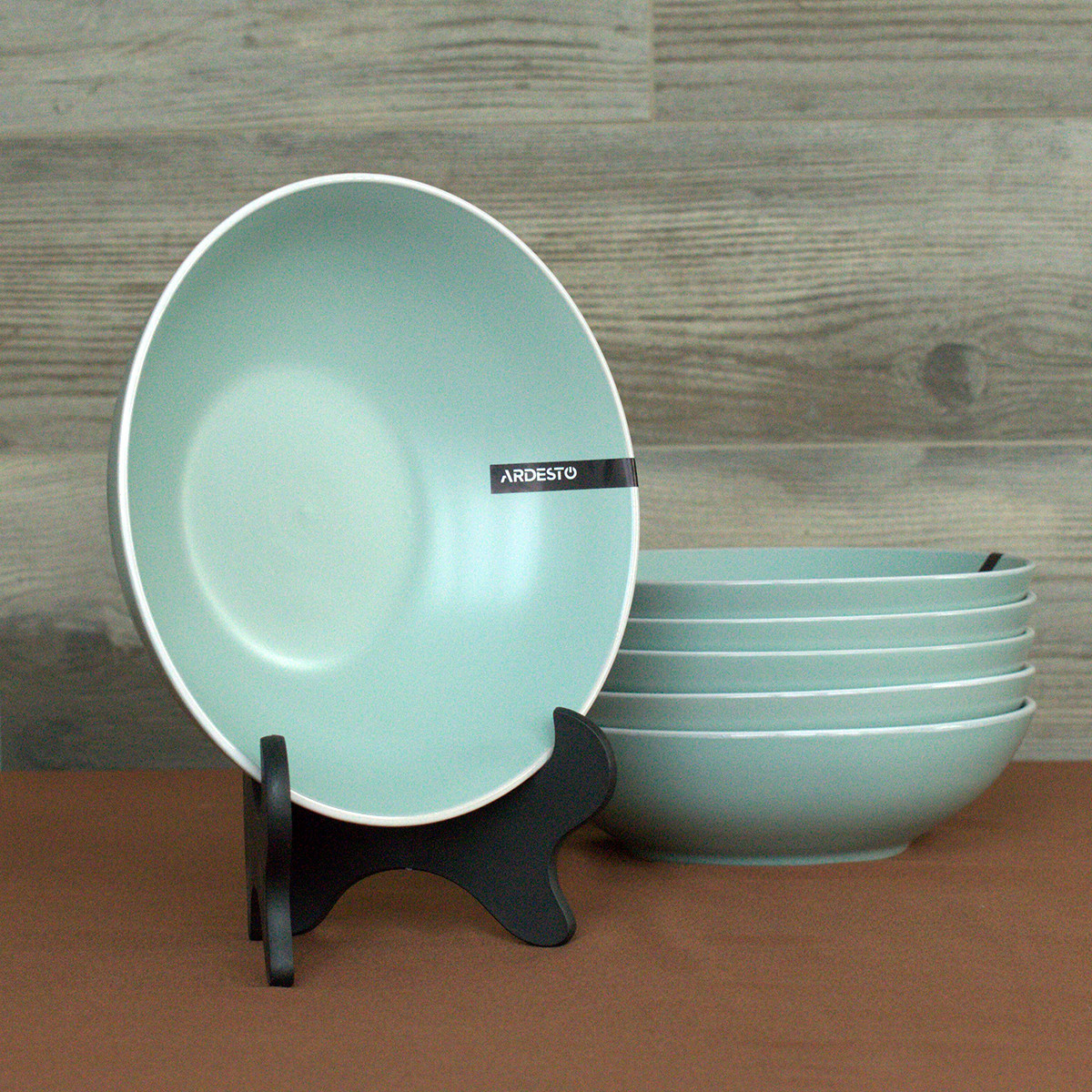 ARDESTO Тарелка Суповая Cremona, 20 см, Pastel blue, кераміка