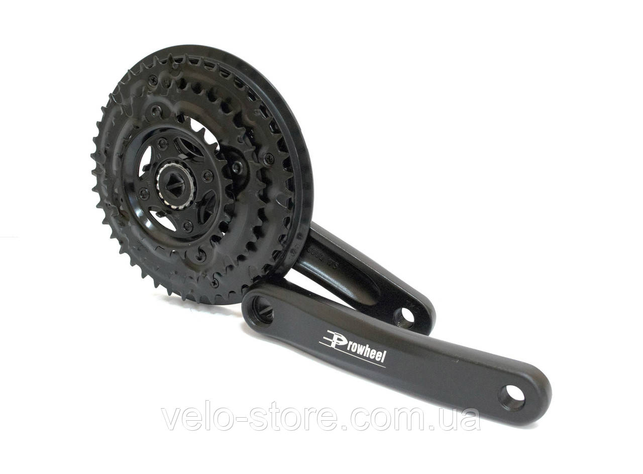 Шатун для велосипеда 42 зуба Prowheel 170мм 24/34/42