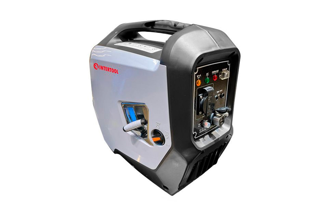 Інверторний бензиновий генератор Intertool-Storm DT-1320 1800/2000 Вт з ручним запуском, мідна обмотка