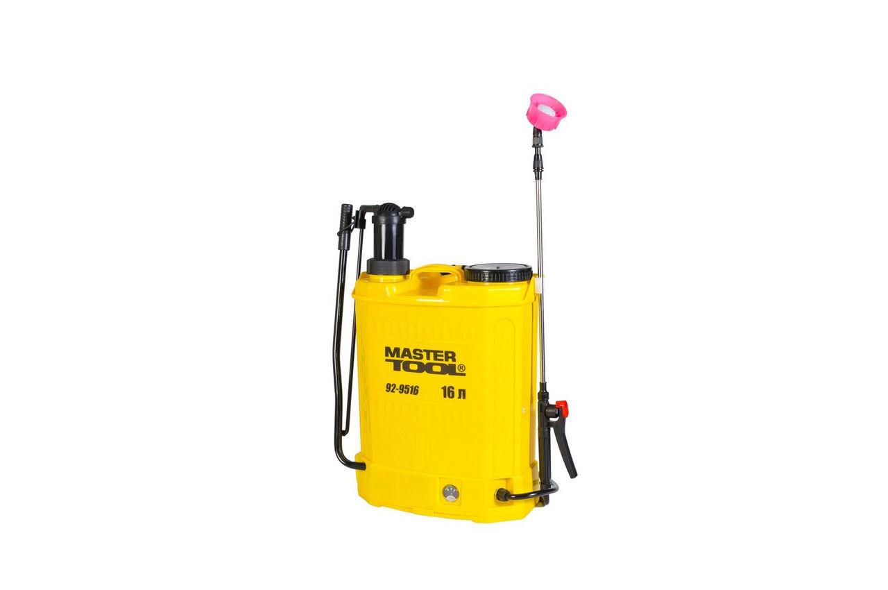 Обприскувач акумуляторний Mastertool 16 л з ударостійким баком, ручний тип, Китай (92-9516)