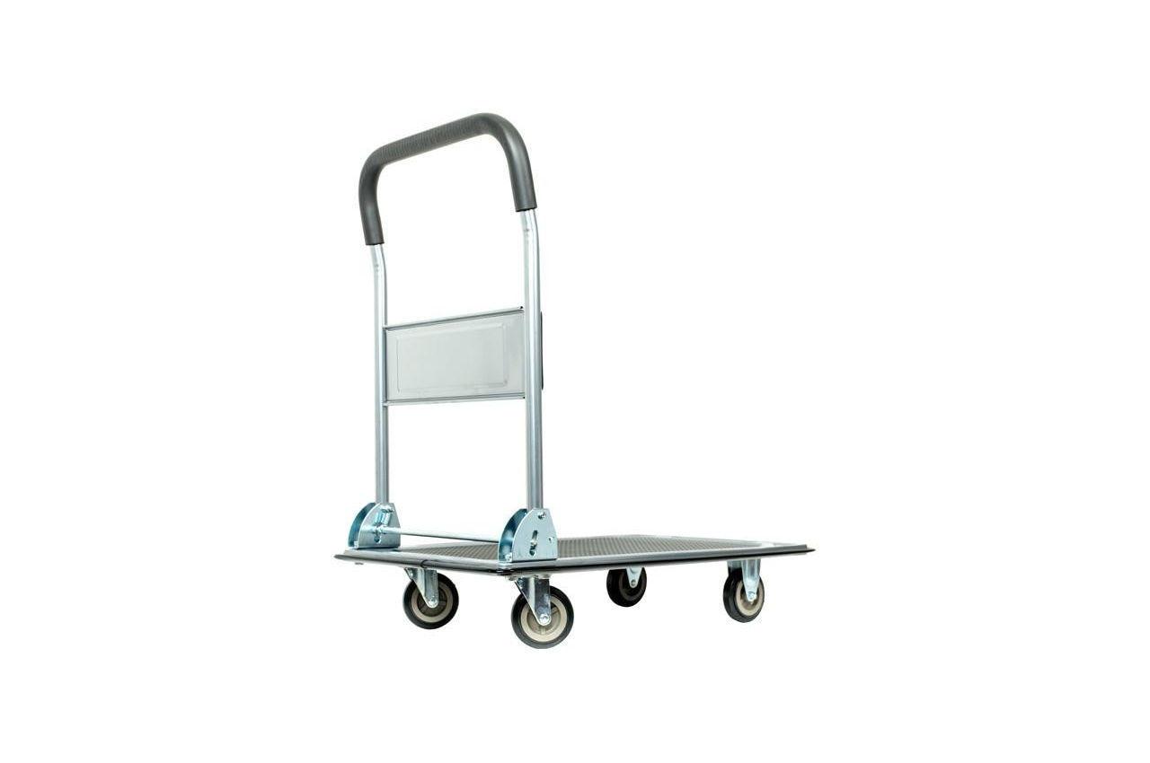 Візок вантажний чотириколісний Intertool LT-9053 150 кг, сталь, 740×480 мм, колеса 100 мм