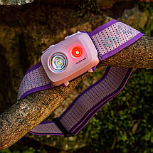 Налобний ліхтар на батарейках Fenix HL16 (Pink), фото 3