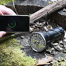 Fenix LR40R V2.0 | Ручний пошуковий ліхтар з функцією Power-bank, потужне освітлення в 15000 люмен для екстремальних умов, фото 4