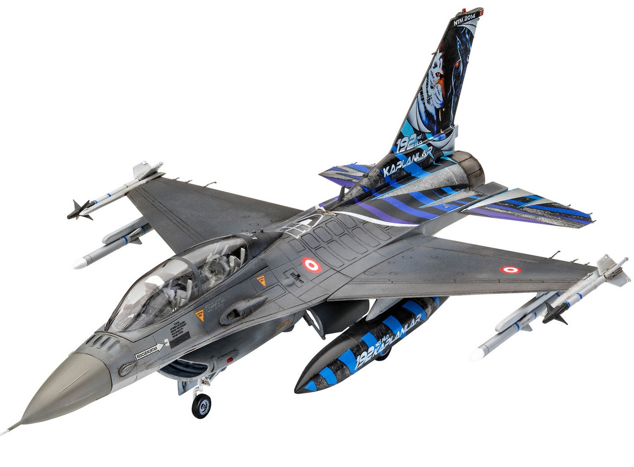 Збірна модель Revell Літак F-16D Tigermeet 2014 рівень 4 масштаб 1:72 (RVL-63844)