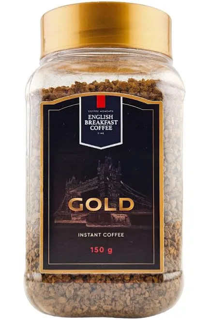 Кава розчинна - 150 g English Breakfast Coffee Gold, фото 1