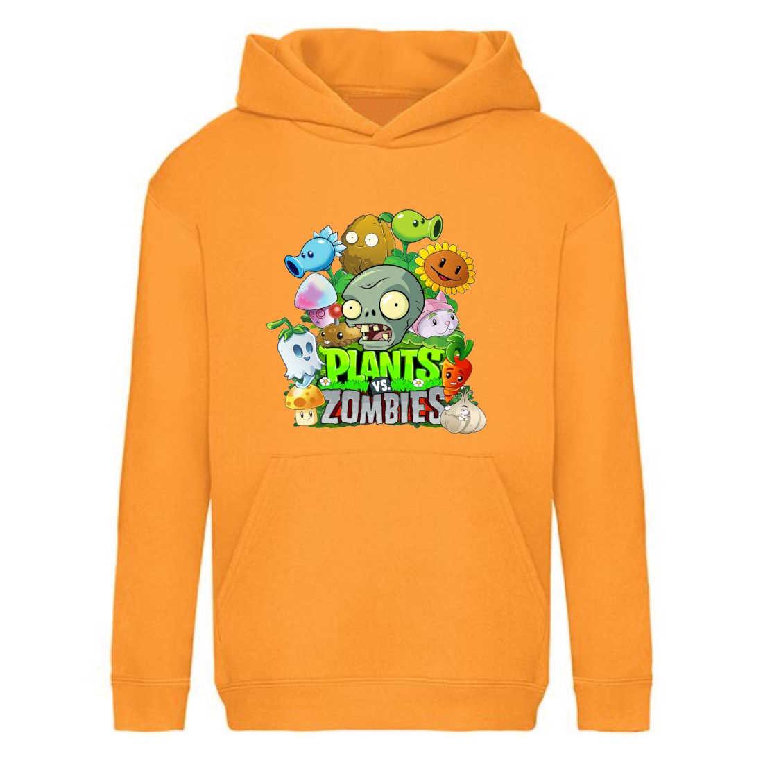 Худі Рослини проти зомбі (Plants vs Zombie 002) помаранчеве, 116-128-140-152-164 розмір