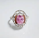 Срібна каблучка з золотими накладками, фото 2