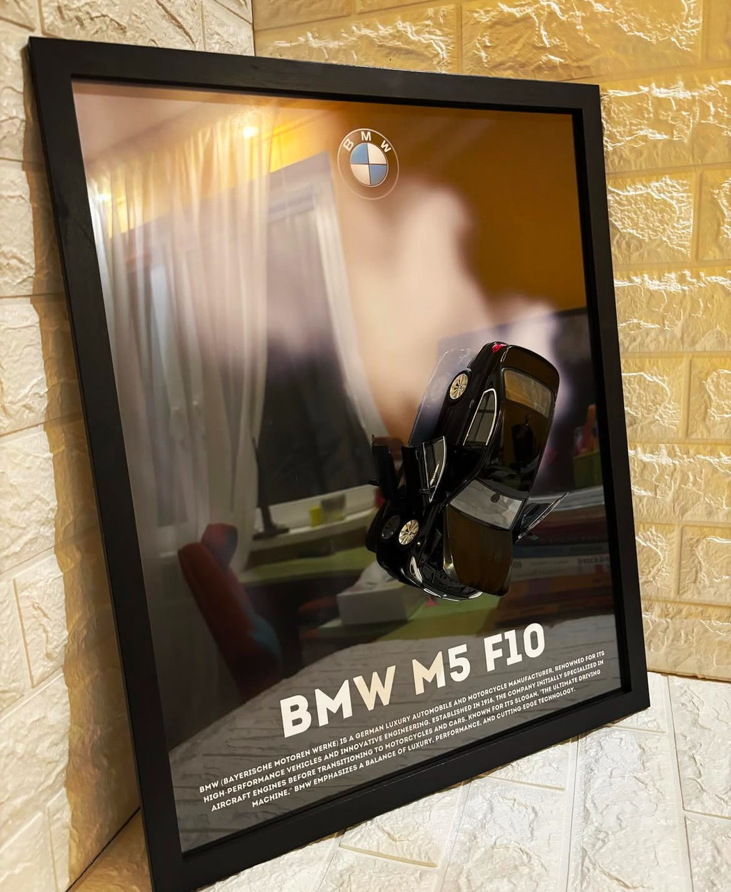 Картина авто BMW M5 F10 40x50 см, фото 1