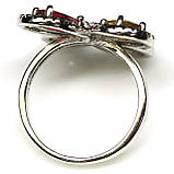 Каблучка. Натуральний турмалін і шпінель. Срібло 925., фото 2