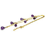 Кольє. Натуральний аметист. Срібло 925., фото 3