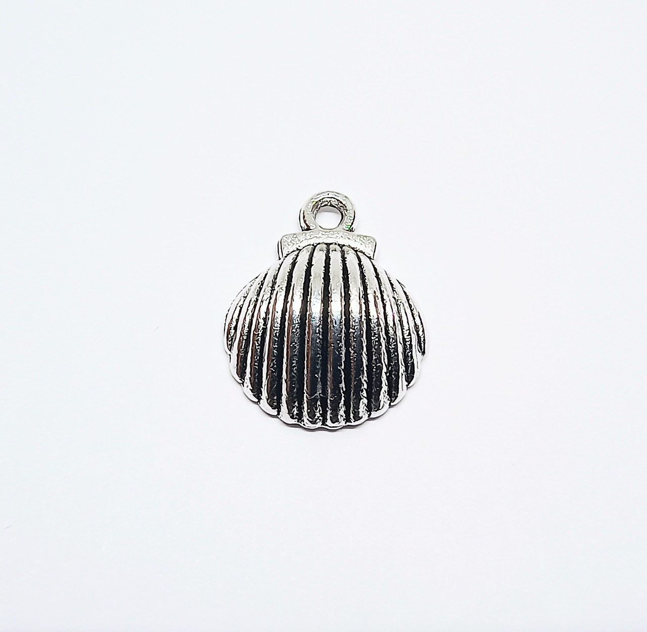 Підвіски металеві Finding Кулон раковина ракушка Античне срібло 16.5 мм x 13 мм