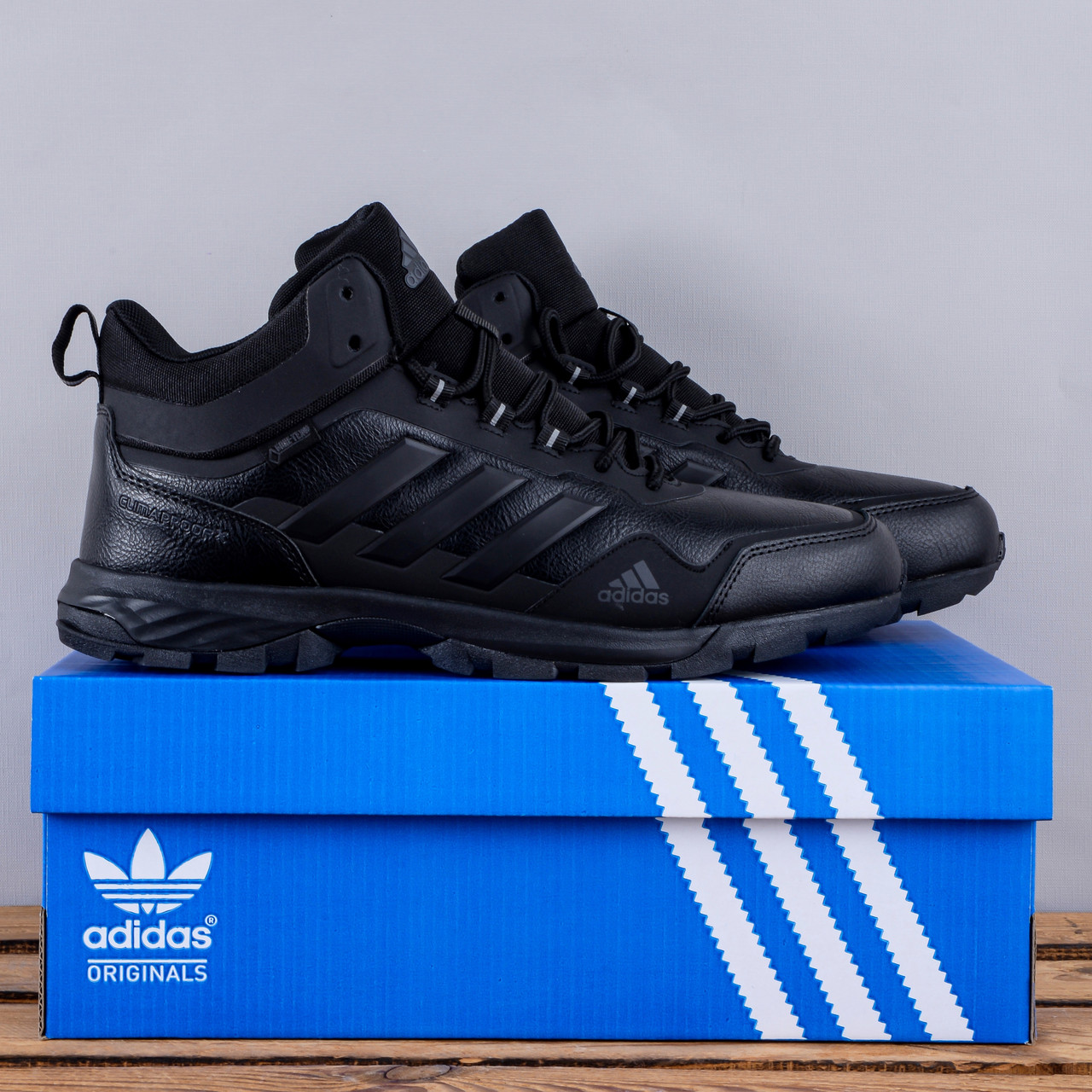 АКЦІЯ!! Зимові з хутром Adidas ClimaProof Чоловічі Кросівки черевики високі