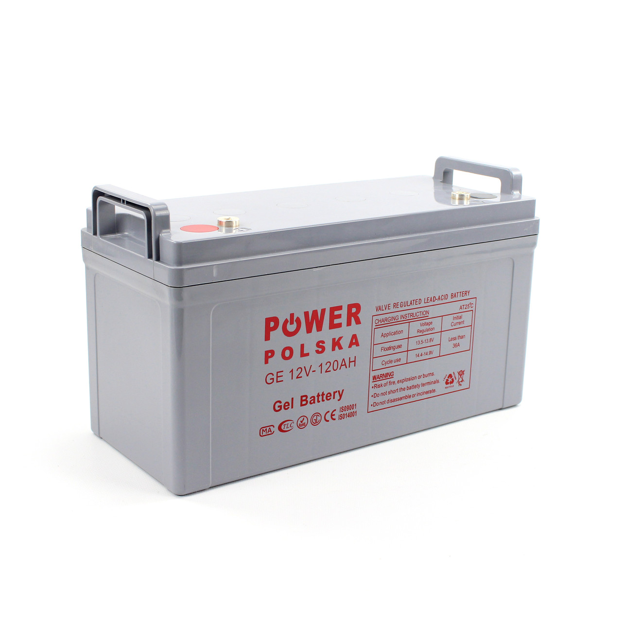 Акумулятор гелевий Power Polska GE 12V120AH (12V, 120AH)