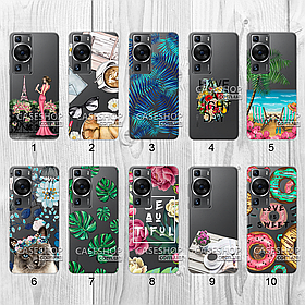 Силіконовий чохол з малюнком для Huawei P60 Pro (new collection)
