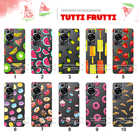 Ультратонкий прозорий чохол з малюнком для Huawei P60 Pro (80 дизайнів)