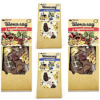 Натуральний смачний шоколад з різними смаками