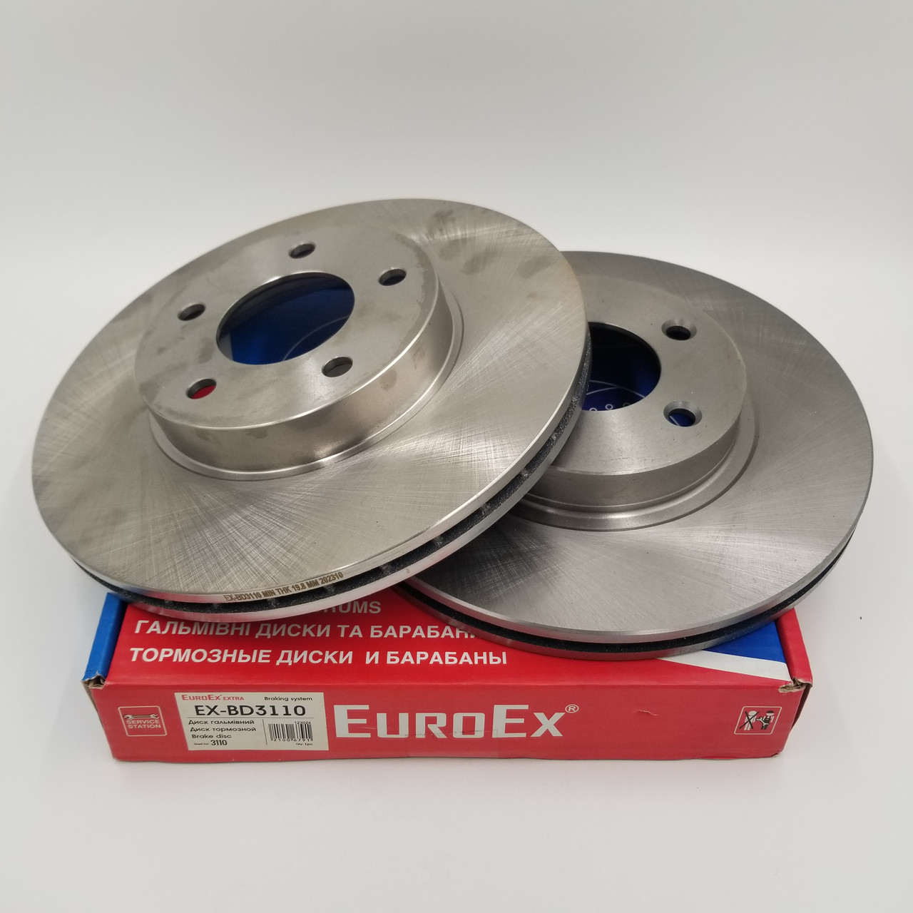 Гальмівні диски ГАЗ 3110 (комплект 2 шт.) EuroEx Угорщина 3110-3501078