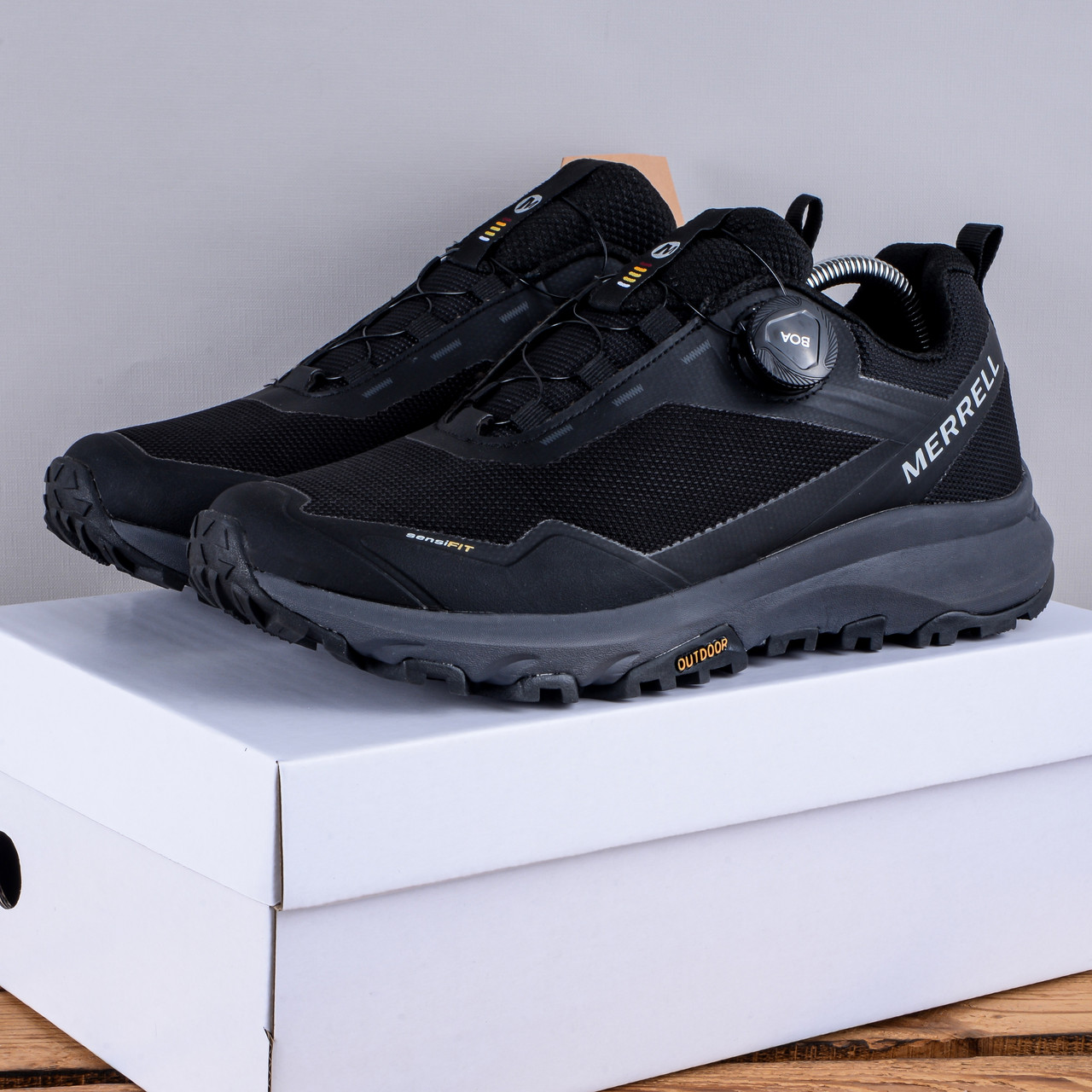 РОЗПРОДАЖ!! ТЕРМО Зимові Кросівки Merrell Shimano BOA Gore Tex Черевики чорні