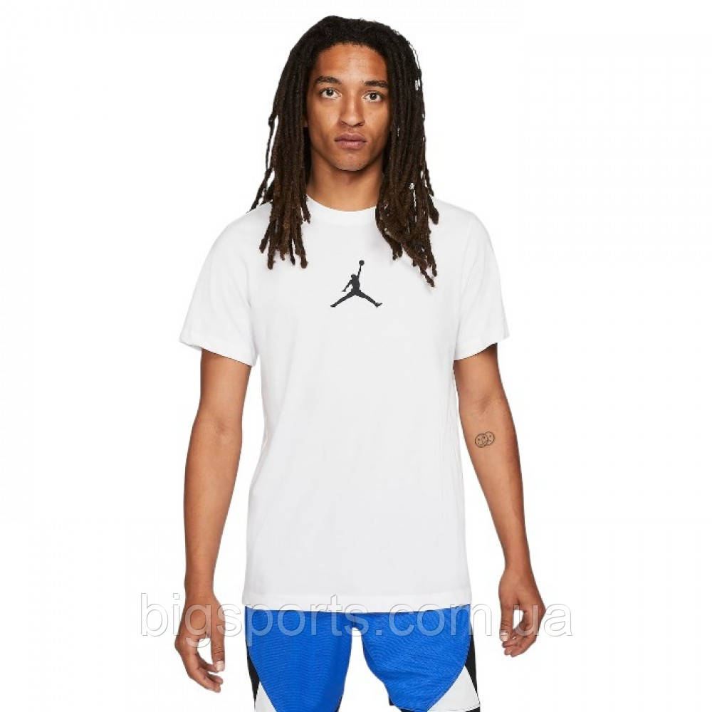 Футболка чоловіча Nike JORDAN M JUMPMAN DF SS CREW біла (арт. CW5190-102)