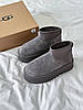 Зимові Жіночі Черевики UGG Classic Mini Dipper Thundercloud Grey / УГГ Класик Міні Діпер Сандерклауд Сірі, фото 6