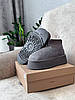 Зимові Жіночі Черевики UGG Classic Mini Dipper Thundercloud Grey / УГГ Класик Міні Діпер Сандерклауд Сірі, фото 8