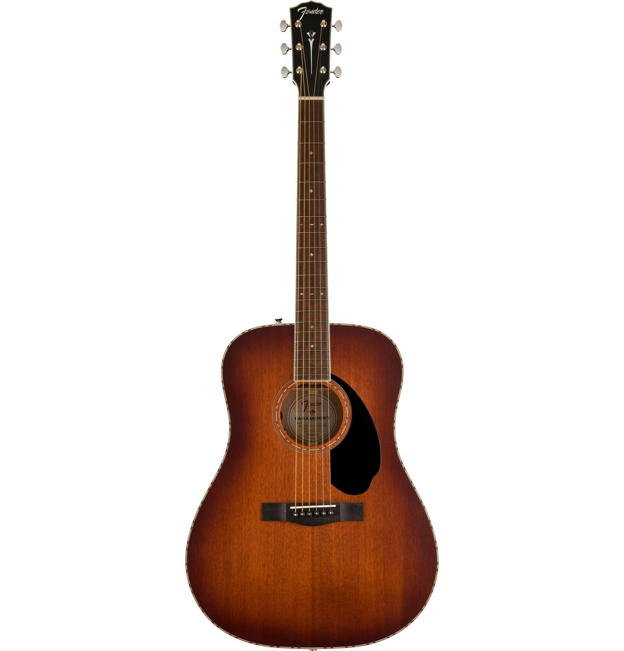 Електро-акустична гітара FENDER PD-220E DREADNOUGHT ALL MAHOGANY WITH CASE AGED COGNAC BURST, фото 1