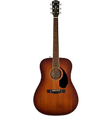 Електро-акустична гітара FENDER PD-220E DREADNOUGHT ALL MAHOGANY WITH CASE AGED COGNAC BURST