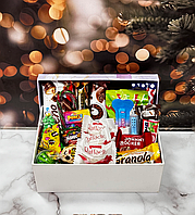 Дорослий набір солодощів красива подарункова коробка цукерок та шоколадок