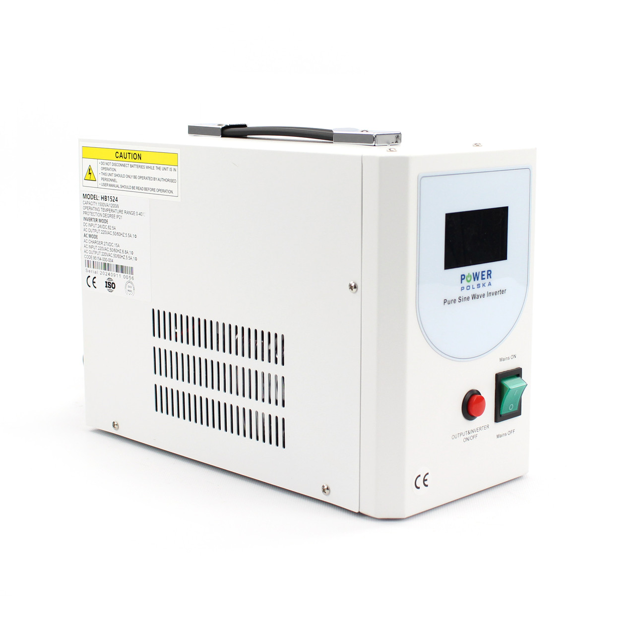 ДБЖ POWER POLSKA HB0812 (640Вт/800VA/12V-220V) з правильною синусоїдою