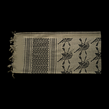 Арафатка шемаг "Спарта" оливково-чорна 100% бавовна 105х105 см, фото 2