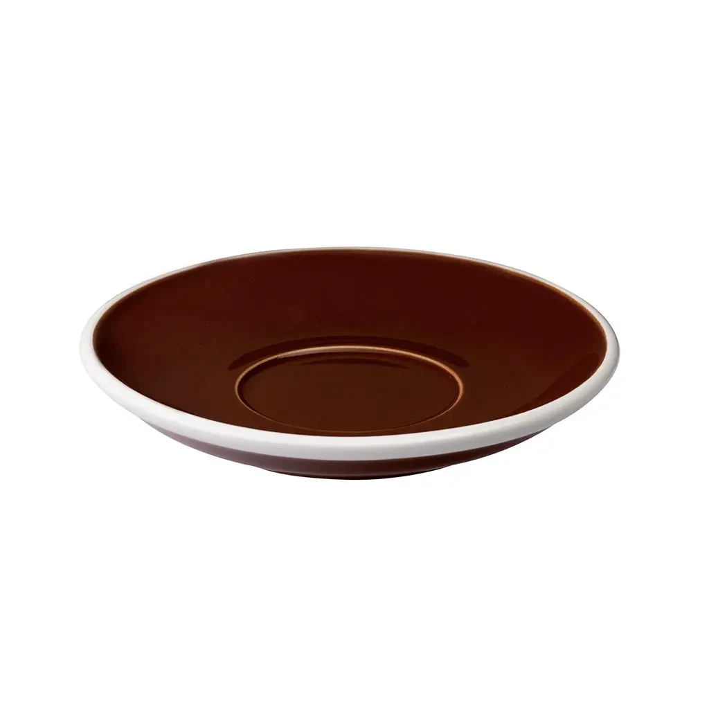 LOVERAMICS EGG Блюдце до чашки капучино (коричнева) 14,5 см