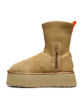 Зимові Жіночі Черевики UGG Classic Dipper Boot Chestnut Brown / УГГ Класик Діпер Бут Чеснат Коричневі, фото 5