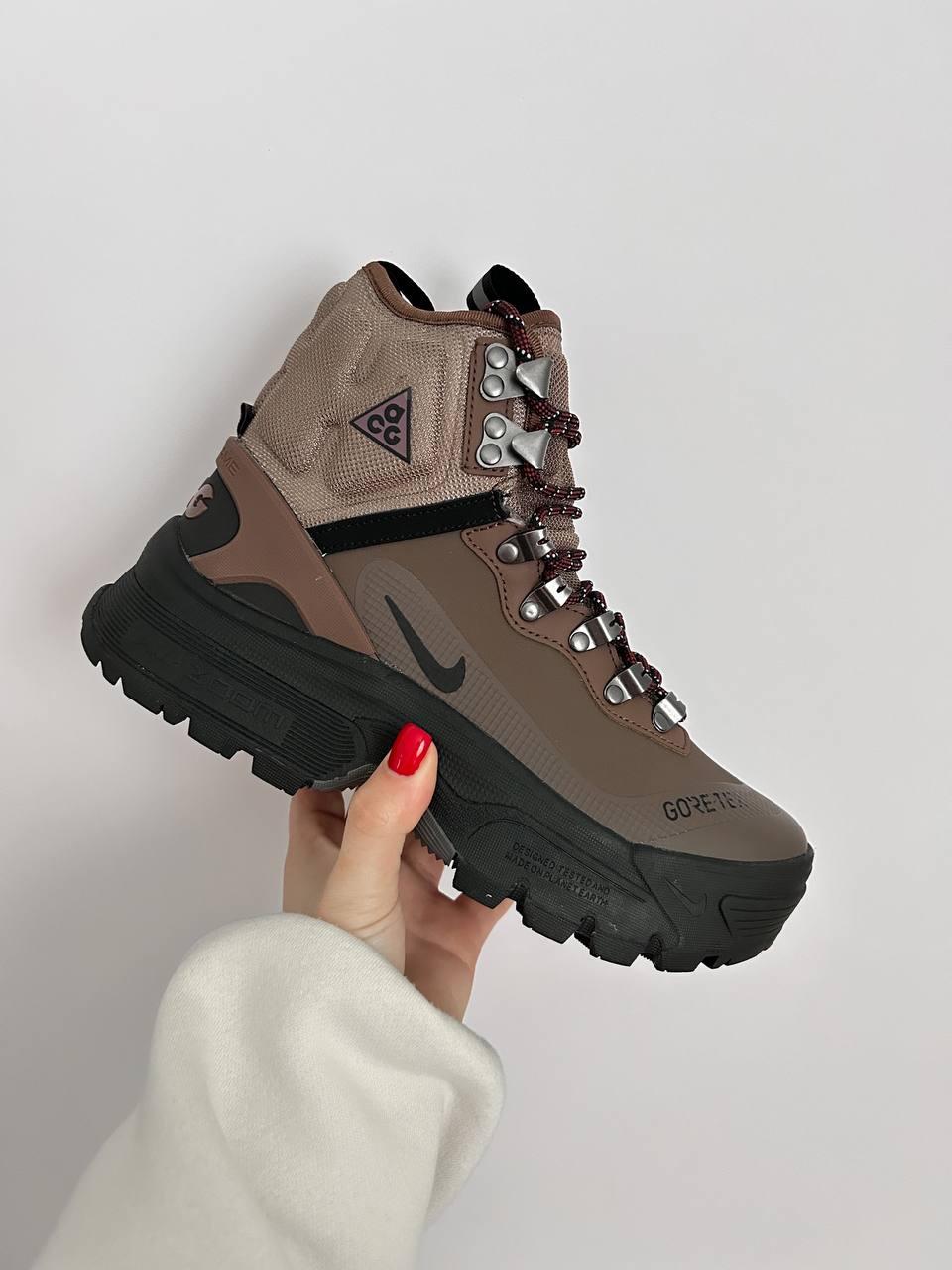 Зимові Кросівки Nike ACG Zoom Gaiadome Gore-Tex Trails End Brown / Найк АСГ Зум Гаядом Гор Текс Коричневі