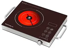 Інфрачервона настільна плита Grunhelm GIR-811 Black Crystal (135871) 2 кВт Сенсорне керування, Дисплей, Таймер