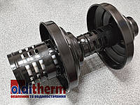 Оголовок вертикальний з вітрозахистом для димоходу газового котла 60/100 мм