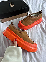 Зимові Жіночі Черевики UGG Tasman Weather Hybrid Slipper / УГГ Тасман Уезер Хайбрид Коричневі з Помаранчевим, фото 3