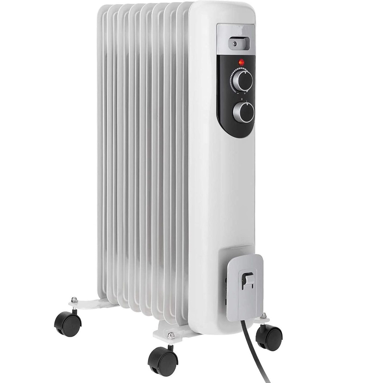 Обігрівач масляний Vortex VO4221 11 ребер 2500W White
