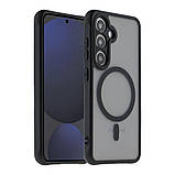 Чохол TPU+PC Anti Drop Full Camera with MagSafe для Samsung Galaxy S25+ 5G (S936) Колір Black, фото 2