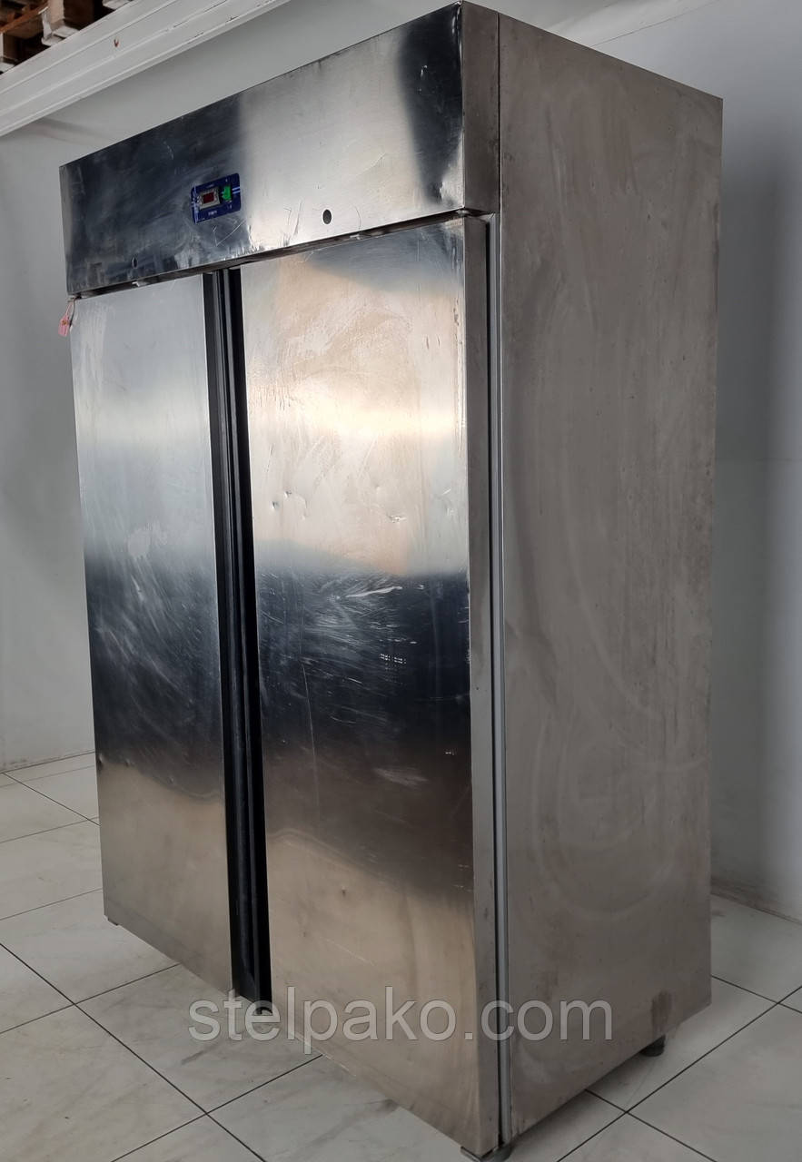 Холодильна глуха шафа з нержавіючої сталі «Desmon SB-14», (Італія), (-2° +8°) об'єм 1400 л., Б/у, фото 1