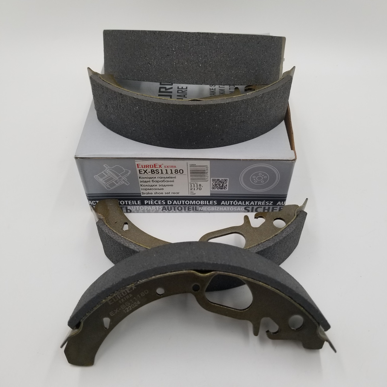 Гальмівні колодки задні ВАЗ 1118, 2170 (з ABS) EuroEx Угорщина 11180-3502090-55, фото 1
