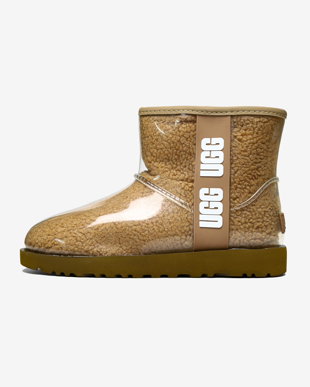 Зимові Жіночі Черевики UGG Classic Clear Mini Light Brown / УГГ Класик Клір Міні Світло Коричневі