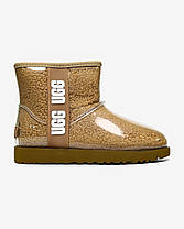 Зимові Жіночі Черевики UGG Classic Clear Mini Light Brown / УГГ Класик Клір Міні Світло Коричневі, фото 3