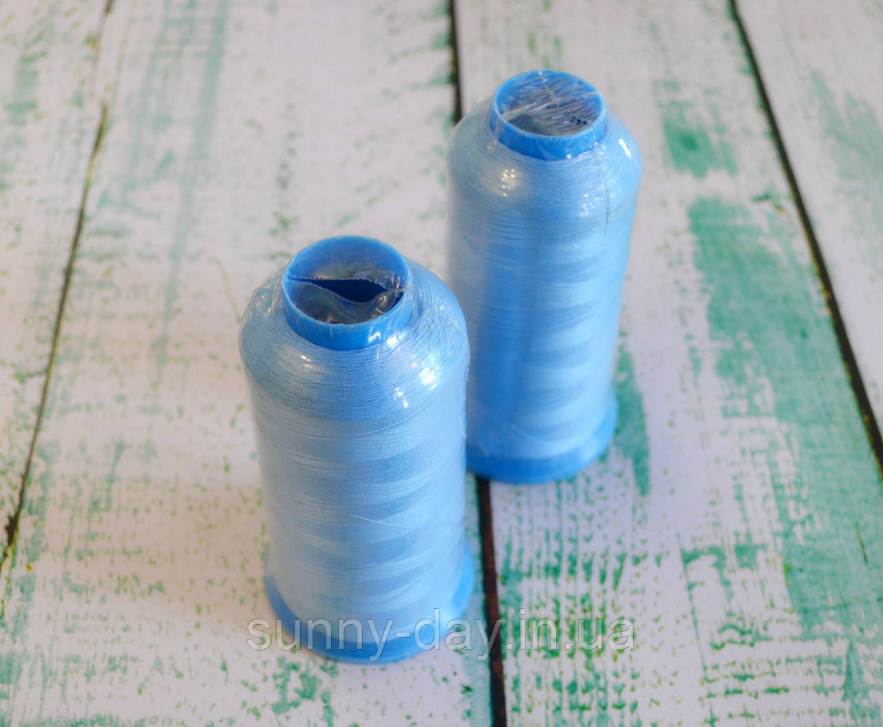Нитка що світиться у темряві колір синійконус 2700м, фото 1