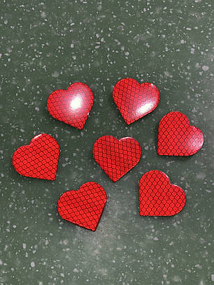 Значок-відбивач, «Сердечко» 45х45 мм, фото 2