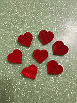 Значок-відбивач, «Сердечко» 45х45 мм, фото 3