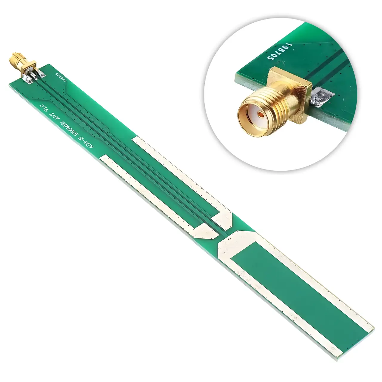 Антена дипольна 1060-1120 МГц SMA Female ADS-B 2 dBi 1090 МГц, АЗН-В лінійна поляризація, для радіо радарів